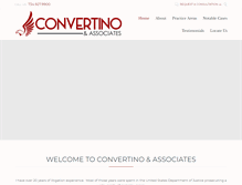 Tablet Screenshot of convertino.net
